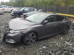 Nissan Sentra salvage cars for sale: 2021 Nissan Sentra SR