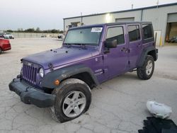 Jeep Wrangler salvage cars for sale: 2018 Jeep Wrangler Unlimited Sport