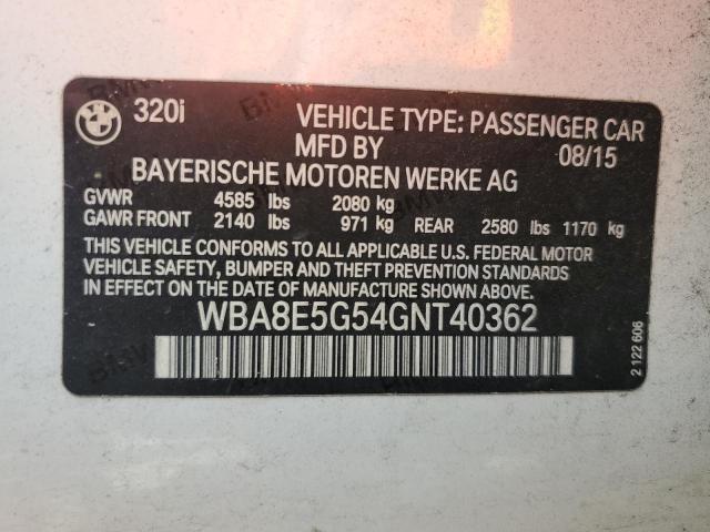 2016 BMW 320 XI