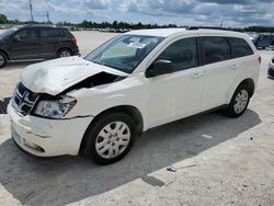 Salvage cars for sale from Copart Arcadia, FL: 2019 Dodge Journey SE