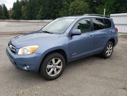 Salvage cars for sale from Copart Arlington, WA: 2008 Toyota Rav4 Limited