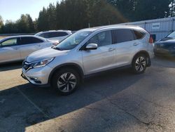 Salvage cars for sale from Copart Arlington, WA: 2015 Honda CR-V Touring