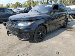 Land Rover salvage cars for sale: 2017 Land Rover Range Rover Sport SVR