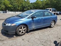 Salvage cars for sale from Copart Austell, GA: 2010 Honda Civic LX