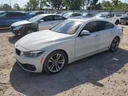 BMW 4 Series salvage cars for sale: 2018 BMW 430I Gran Coupe