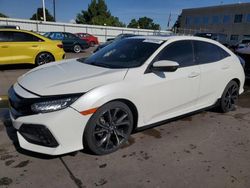 Honda salvage cars for sale: 2018 Honda Civic Sport Touring