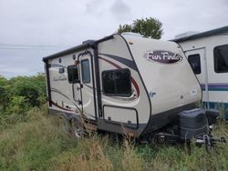 Funf Travel Trailer salvage cars for sale: 2015 Funf Travel Trailer