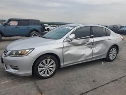 Salvage cars for sale from Copart Grand Prairie, TX: 2013 Honda Accord EXL