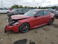 Alfa Romeo salvage cars for sale: 2019 Alfa Romeo Giulia TI