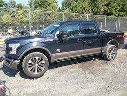 Ford f-150 salvage cars for sale: 2016 Ford F150 Supercrew