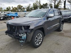 Jeep Grand Cherokee salvage cars for sale: 2015 Jeep Grand Cherokee Limited