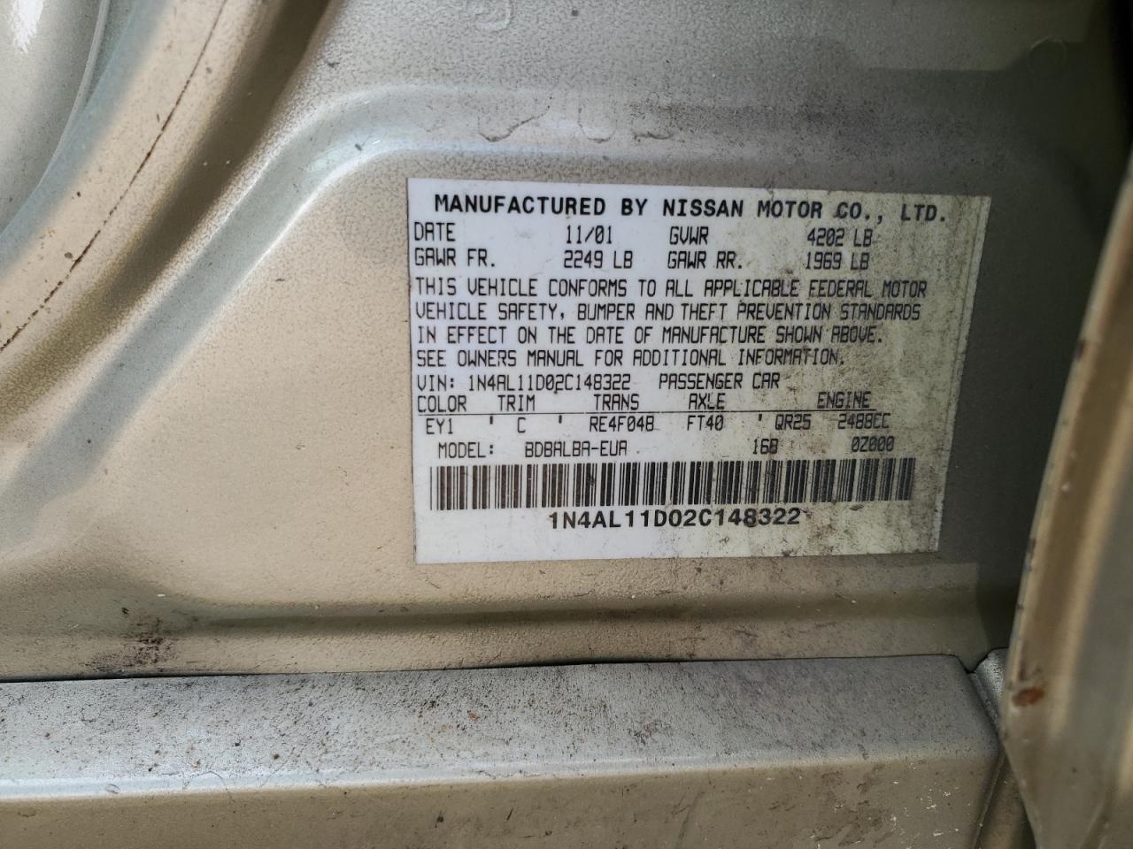 2002 Niss Altima