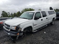 Chevrolet Silverado k2500 Heavy dut salvage cars for sale: 2004 Chevrolet Silverado K2500 Heavy Duty