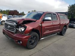 Toyota Tundra salvage cars for sale: 2008 Toyota Tundra Double Cab Limited