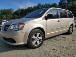 Vehiculos salvage en venta de Copart Waldorf, MD: 2013 Dodge Grand Caravan SE