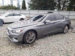 Infiniti q50 salvage cars for sale: 2021 Infiniti Q50 Luxe