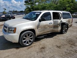 Chevrolet Suburban salvage cars for sale: 2012 Chevrolet Suburban C1500 LTZ