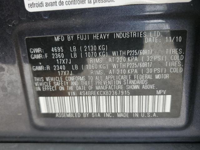 2011 Subaru Outback 3.6R Limited