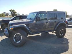 Jeep Wrangler salvage cars for sale: 2018 Jeep Wrangler Unlimited Rubicon