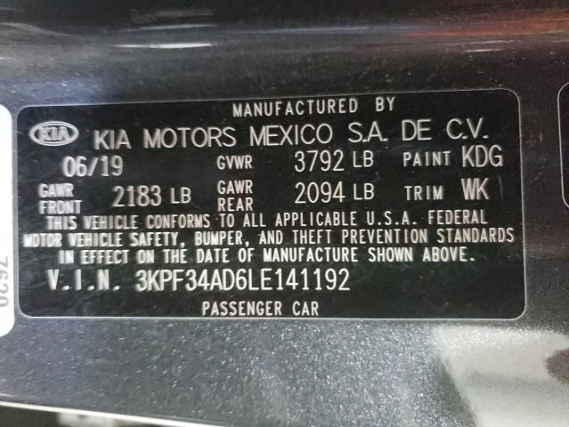 2020 KIA Forte GT Line