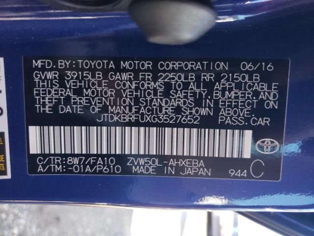 2016 Toyota Prius