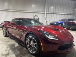 Salvage cars for sale from Copart Oklahoma City, OK: 2019 Chevrolet Corvette Grand Sport 2LT