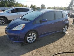 Salvage cars for sale from Copart Bowmanville, ON: 2011 Honda FIT Sport