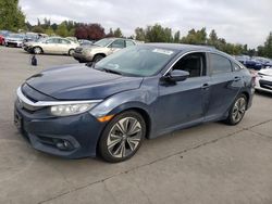 Honda salvage cars for sale: 2016 Honda Civic EX