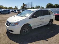 Salvage cars for sale from Copart Bowmanville, ON: 2013 Honda Odyssey EXL