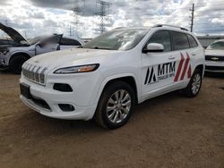 2018 Jeep Cherokee Overland en venta en Elgin, IL