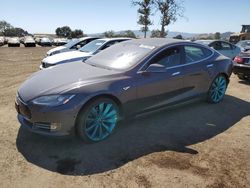 Tesla Model s salvage cars for sale: 2015 Tesla Model S