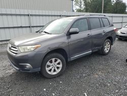 Toyota Highlander salvage cars for sale: 2013 Toyota Highlander Base