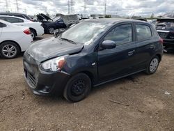 Mitsubishi Mirage salvage cars for sale: 2015 Mitsubishi Mirage DE