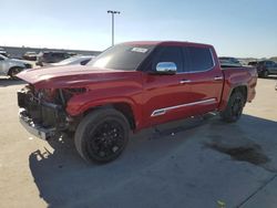 Toyota Tundra salvage cars for sale: 2022 Toyota Tundra Crewmax Platinum