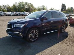 Acura mdx salvage cars for sale: 2017 Acura MDX Advance