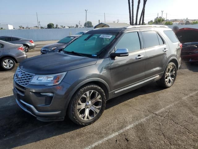 2018 Ford Explorer Platinum