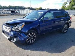 Vehiculos salvage en venta de Copart Dunn, NC: 2017 Subaru Outback 2.5I Limited