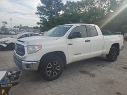 Toyota Tundra Double cab sr Vehiculos salvage en venta: 2015 Toyota Tundra Double Cab SR