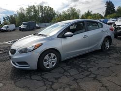 KIA Forte salvage cars for sale: 2016 KIA Forte LX