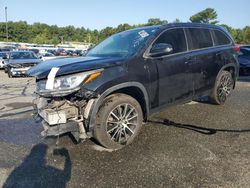 Toyota Highlander salvage cars for sale: 2018 Toyota Highlander SE