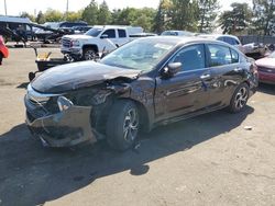 Honda salvage cars for sale: 2017 Honda Accord LX