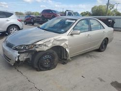 Toyota Camry salvage cars for sale: 2004 Toyota Camry LE