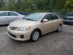 Toyota salvage cars for sale: 2013 Toyota Corolla Base