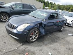 Salvage cars for sale from Copart Exeter, RI: 2004 Infiniti G35