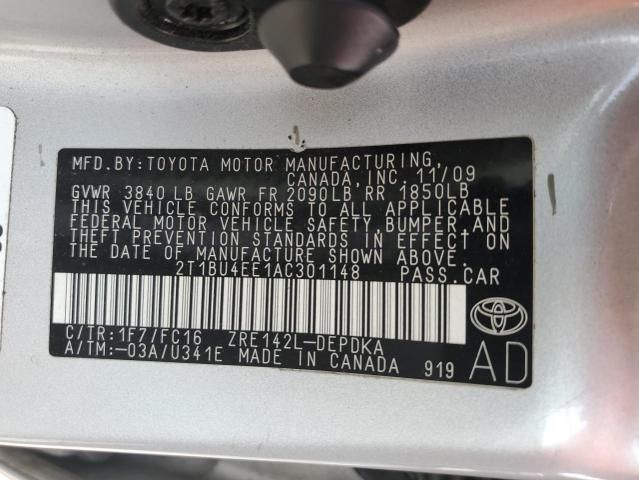 2010 Toyota Corolla Base