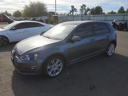 Salvage cars for sale from Copart Woodburn, OR: 2015 Volkswagen Golf TDI