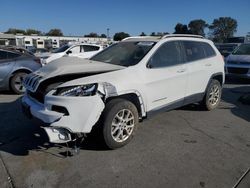 Jeep salvage cars for sale: 2017 Jeep Cherokee Latitude