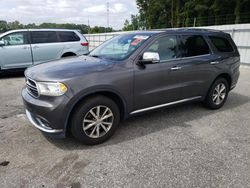 Dodge Durango salvage cars for sale: 2016 Dodge Durango Limited