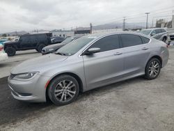 Chrysler salvage cars for sale: 2015 Chrysler 200 Limited