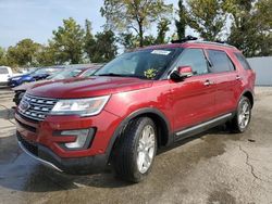 Ford Vehiculos salvage en venta: 2017 Ford Explorer Limited